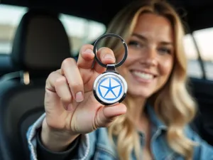 Plymouth Support Porte-clés Finition Métallique Robuste
